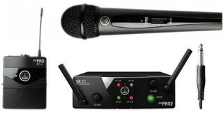 Drahtloses System AKG WMS40 Mini2 Vocal/Instrumental Dual Drahtloses System US25B: 537.900MHz + US25D: 540.400MHz