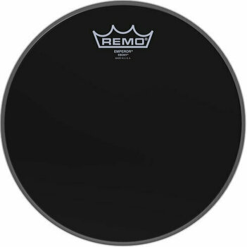 Drumvel Remo BE-0010-ES Emperor Ebony Zwart 10" Drumvel - 1