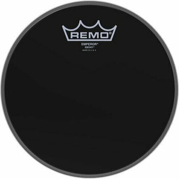 Drum Head Remo BE-0008-ES Emperor Ebony Black 8" Drum Head - 1
