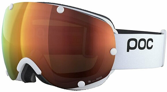 Ski Goggles POC Lobes Clarity Hydrogen White/Spektris Orange Ski Goggles - 1