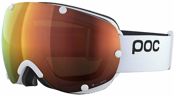 Masques de ski POC Lobes Clarity Hydrogen White/Spektris Orange Masques de ski - 1