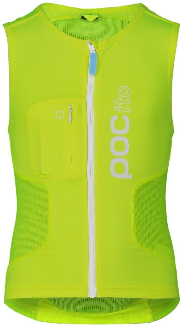 Inline- en fietsbeschermers POC POCito VPD Air Vest Fluorescent Yellow/Green S Vest