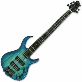 5-saitiger E-Bass, 5-Saiter E-Bass Sire Marcus Miller M5 Swamp Ash-5 2nd Gen Transparent Blue - 1