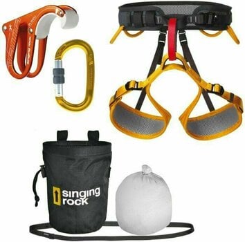Climbing Harness Singing Rock Packet Gym XS-M Black/Orange Climbing Harness - 1