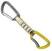 Mosquetão de escalada Singing Rock Colt Quickdraw Grey-Yellow Solid Straight/Solid Bent Gate