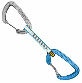Climbing Carabiner Singing Rock Colt Quickdraw Silver Wire Straight/Wire Bent Gate - 1
