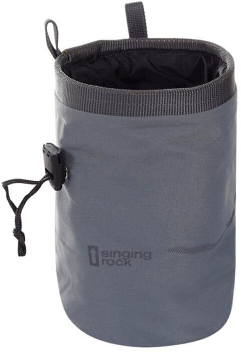 Bag and Magnesium for Climbing Singing Rock Mountains Chalk Bag Grey