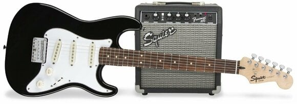 Electric guitar Fender Squier Strat Pack SSS Black - 1