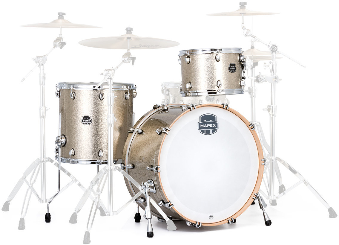 Batterie acoustique Mapex SVTE446X Saturn V Tour Vintage Sparkle