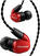 Ear Loop headphones Pioneer SE-CH5T Red-Black