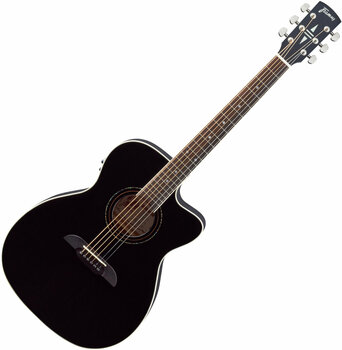 elektroakustisk gitarr Framus FF 14 S BK CE Black High Polish - 1