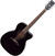 Jumbo elektro-akoestische gitaar Framus FF 14 S BK CE Black High Polish