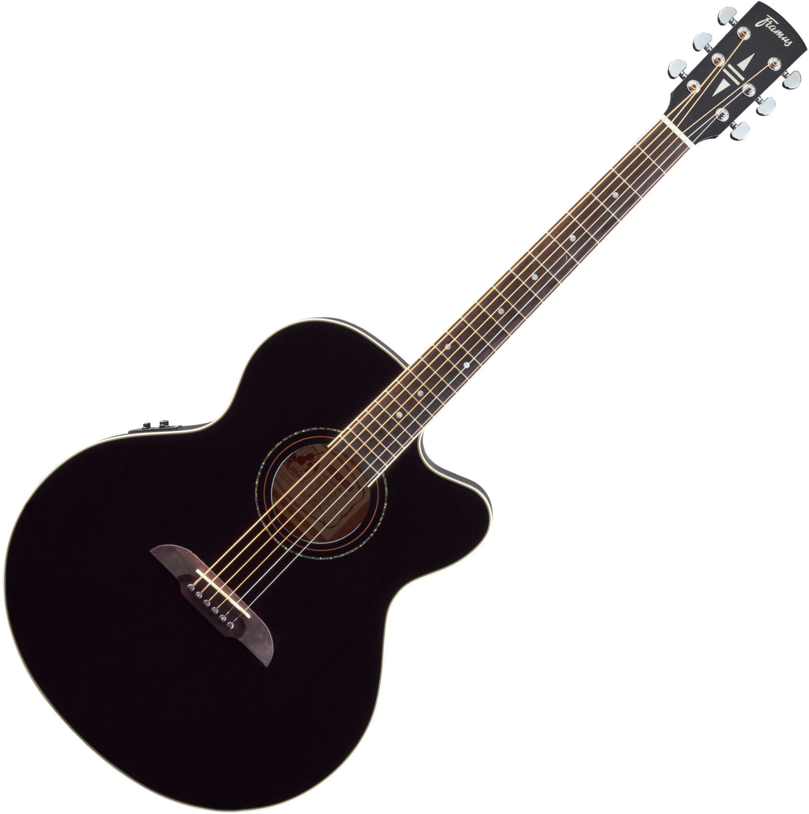 Elektroakustinen kitara Framus FJ 14 S CE Black High Polish