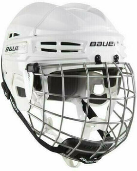 Hokejová helma Bauer IMS 5.0 Combo SR Bílá L Hokejová helma - 1