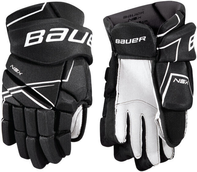 Hockey Gloves Bauer NSX JR 10 Black Hockey Gloves