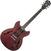 Semiakustická gitara Ibanez AS53-TRF Transparent Red Flat