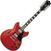 Semi-akoestische gitaar Ibanez AS7312-TCD Transparent Cherry Red (Beschadigd)