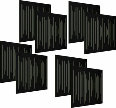 Absorpčný panel drevený Vicoustic Wavewood Ultra Lite Black Matte - 1