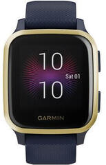 Garmin VENU SQ Music Navy/Light Gold
