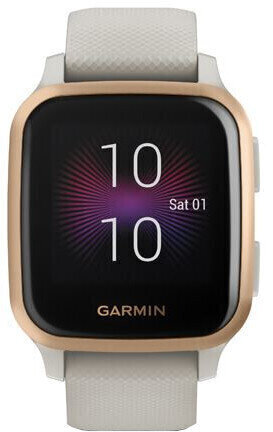 Smart hodinky Garmin VENU SQ Music Light Sand/Rose Gold