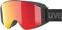 Ski Brillen UVEX g.gl 3000 TOP Black Mat/Mirror Red/Polavision Ski Brillen