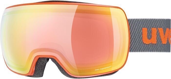 Слънчеви очила > Очила за ски UVEX Compact FM Orange Mat/Mirror Rainbow