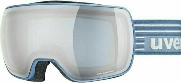 Ski Goggles UVEX Compact FM Lagune Mat/Mirror Silver Ski Goggles (Pre-owned) - 1