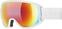 Lyžiarske okuliare UVEX Topic FM Spheric White Mat/Mirror Rainbow Lyžiarske okuliare