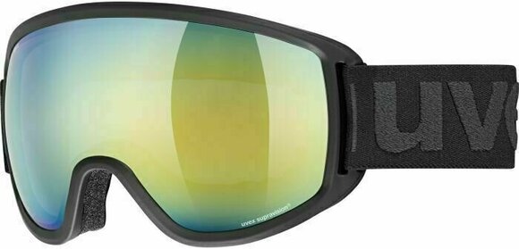 Ski Goggles UVEX Topic FM Spheric Black Mat/Mirror Orange Blue Ski Goggles - 1
