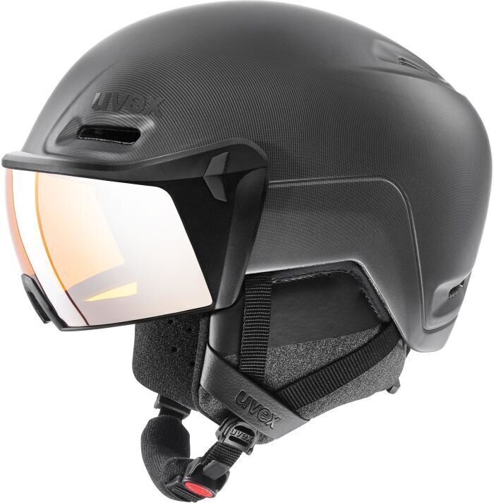 Lyžařská helma UVEX Hlmt 700 Visor Black Mat 52-55 cm Lyžařská helma