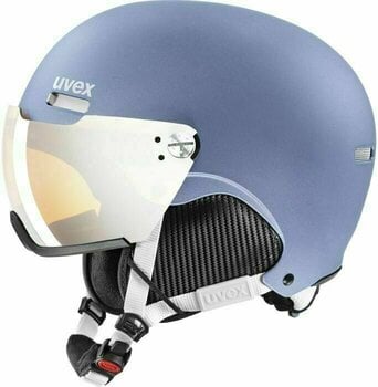 Casque de ski UVEX Hlmt 500 Visor Dust Blue Mat 52-55 cm Casque de ski - 1