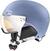 Lyžařská helma UVEX Hlmt 500 Visor Dust Blue Mat 52-55 cm Lyžařská helma