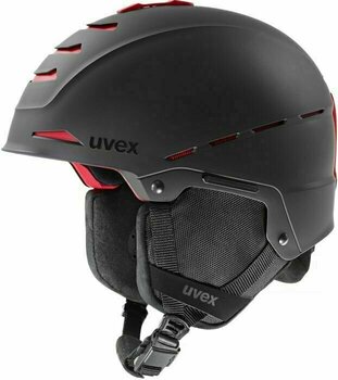 Ski Helmet UVEX Legend Pro Black/Red Mat 55-59 cm Ski Helmet - 1