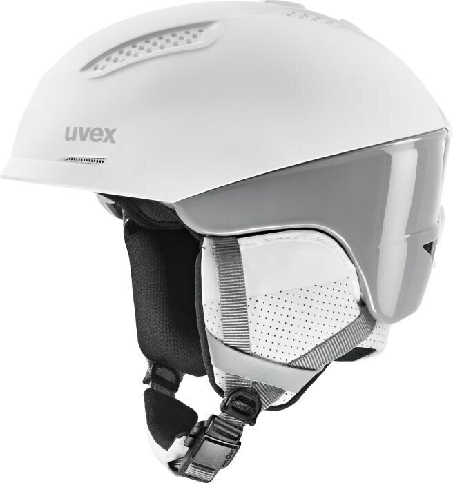 Lyžařská helma UVEX Ultra Pro White/Grey 55-59 cm Lyžařská helma