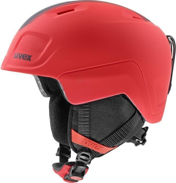 Lyžařská helma UVEX Heyya Pro Race Red Mat 51-55 cm Lyžařská helma