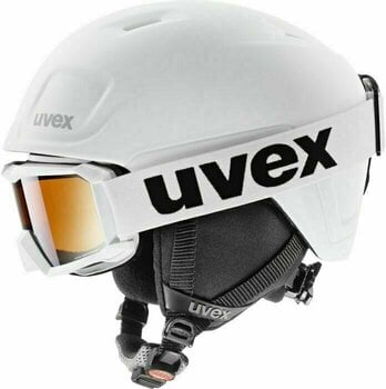 Skijaška kaciga UVEX Heyya Pro Set White Black Mat 54-58 cm Skijaška kaciga - 1
