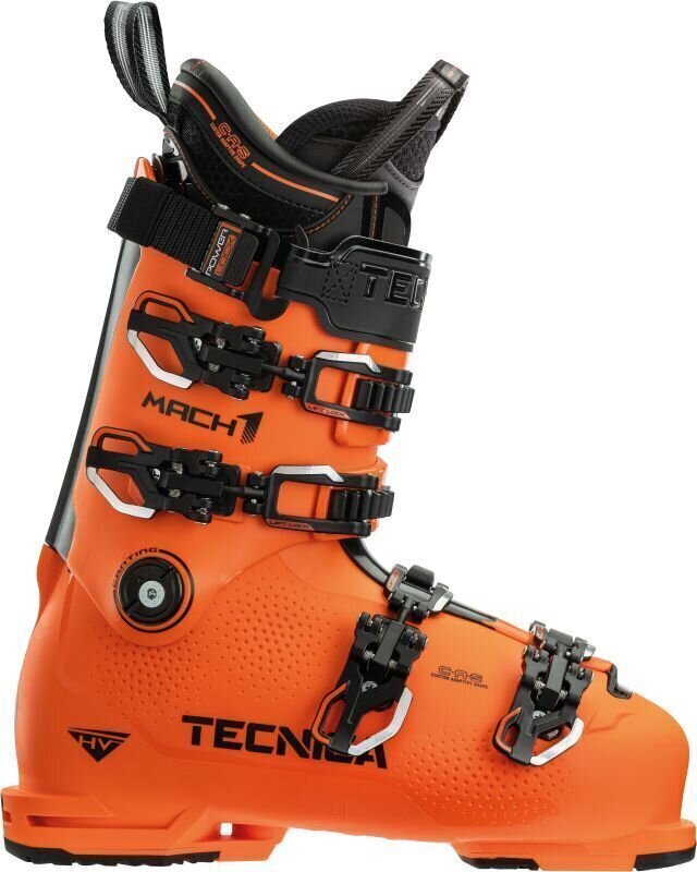 Alpine Ski Boots Tecnica Mach1 HV Ultra Orange 285 Alpine Ski Boots