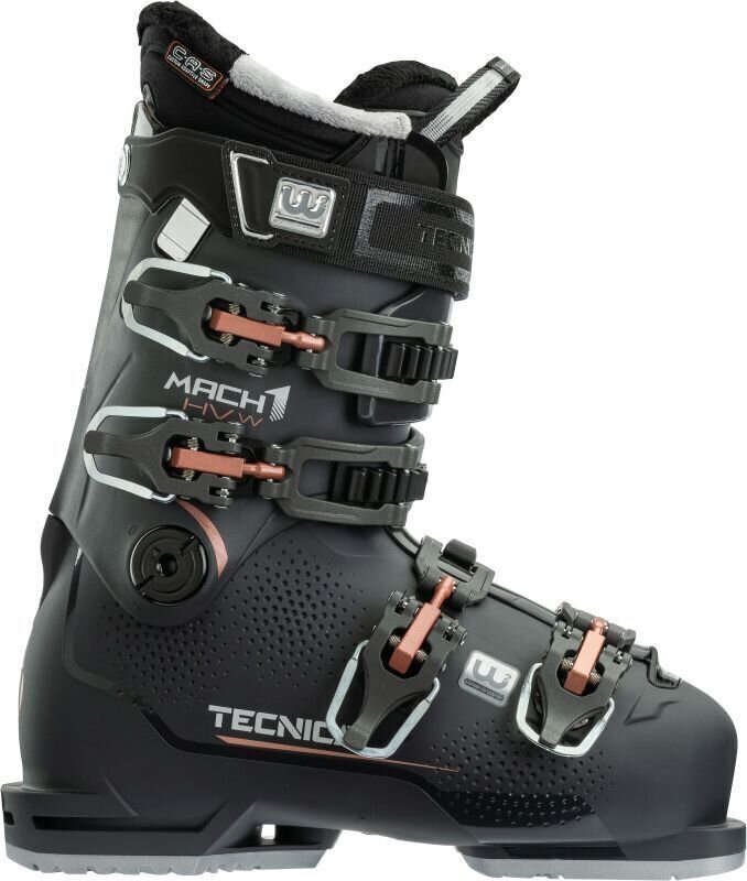 Chaussures de ski alpin Tecnica Mach1 HV W Graphite 250 Chaussures de ski alpin