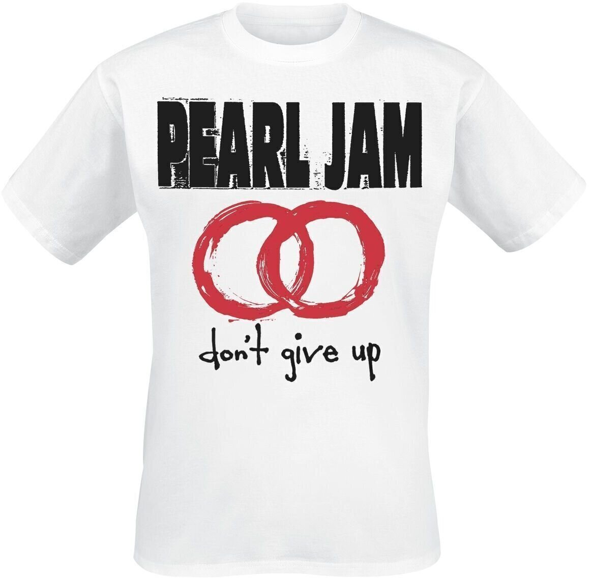 T-Shirt Pearl Jam T-Shirt Don't Give Up Unisex White XL