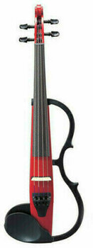Electric Violin Yamaha SV-130S Silent Violin SET Candy Apple RD - 1