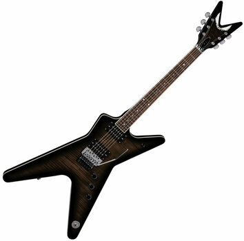 E-Gitarre Dean Guitars ML 79 Floyd Flame Top Trans Black - 1