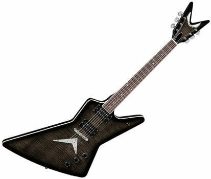 Guitare électrique Dean Guitars Z 79 Flame Top- Trans Black - 1
