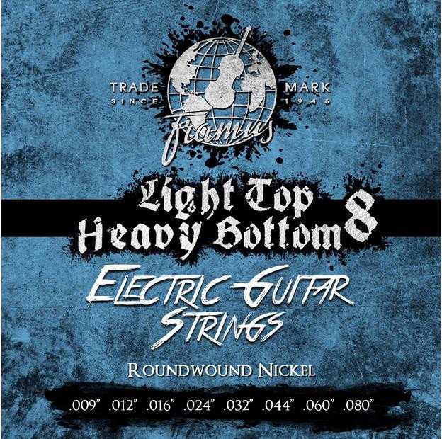 Strune za električno kitaro Framus Blue Label 8-string LTHB 009-080
