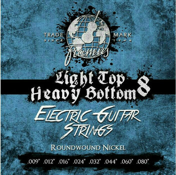 Elektromos gitárhúrok Framus Blue Label 8-string LTHB 009-080 - 1