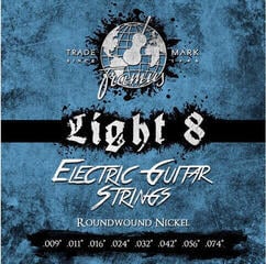 Струни за електрическа китара Framus Blue Label 8-string Light 009-074 Струни за електрическа китара