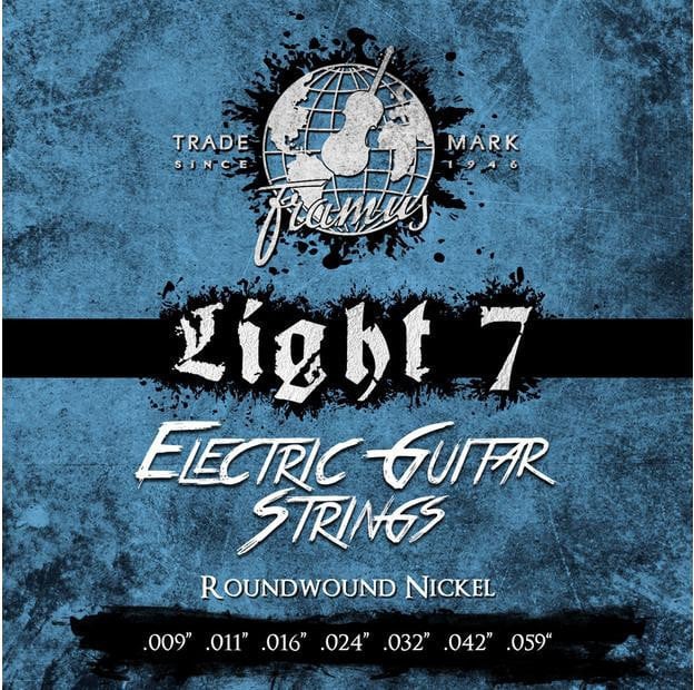 Struny pro elektrickou kytaru Framus Blue Label 7-string Light 009-059