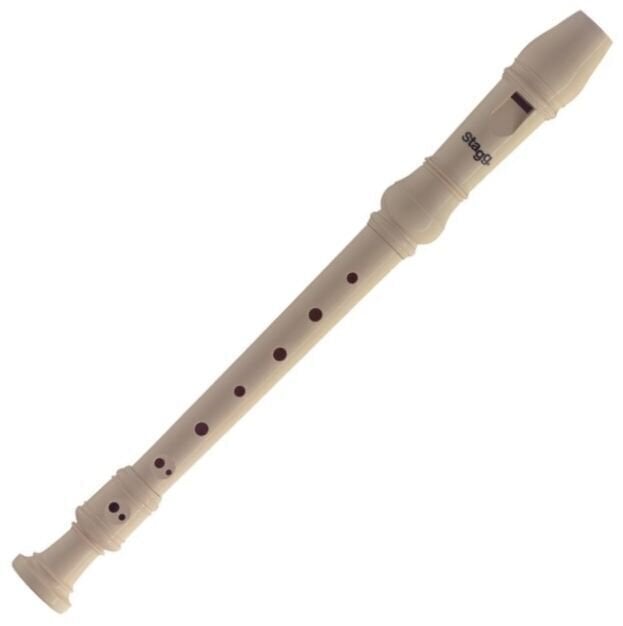 Soprano uzdužna flauta Stagg REC-BAR Soprano uzdužna flauta C Bijela