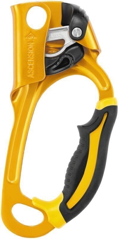 Safety Gear for Climbing Petzl Ascension Right Ascender Right Hand Yellow