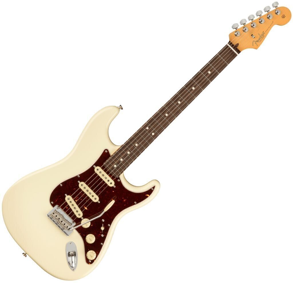 Electric guitar Fender American Professional II Stratocaster RW Olympic White