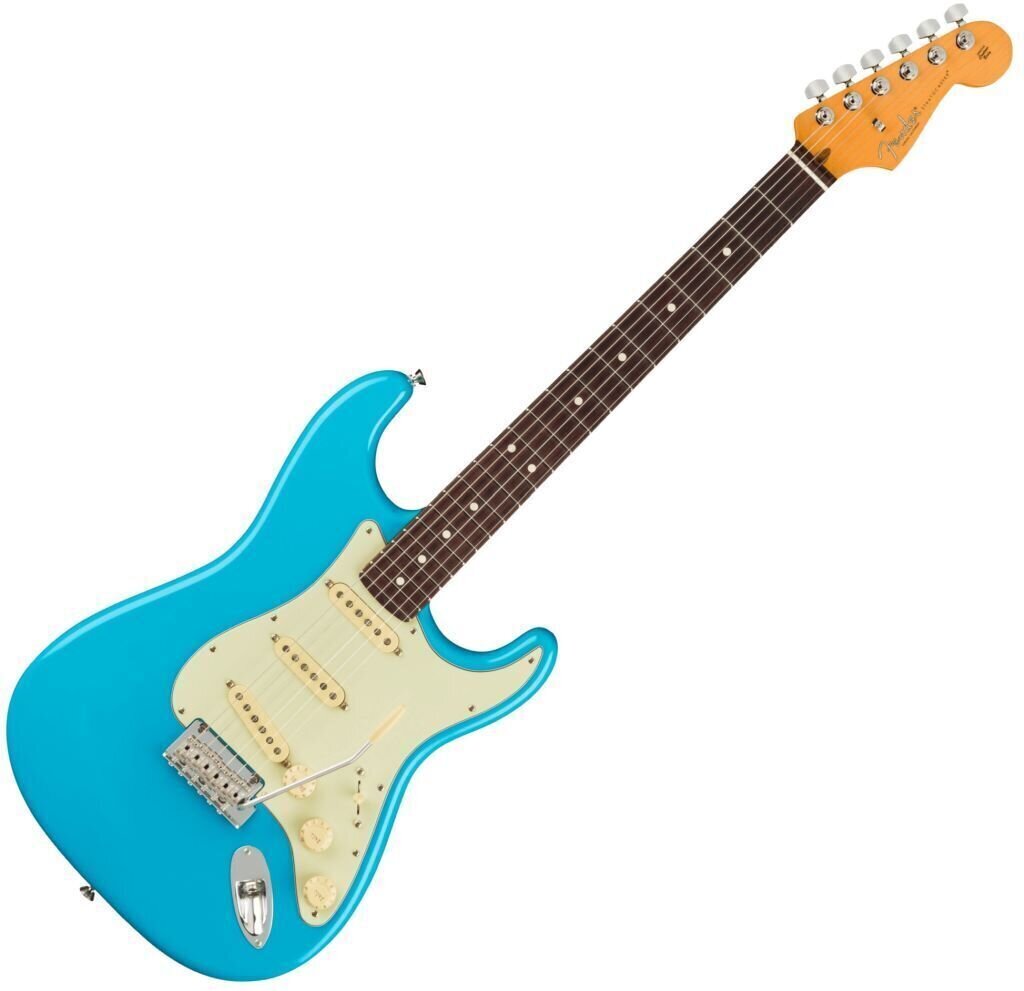 Elektriska gitarrer Fender American Professional II Stratocaster RW Miami Blue
